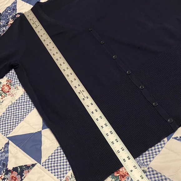 Maurices Navy Blue Cardigan Sweater - Picture 5 of 7